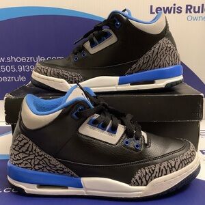 Air Jordan 3 Sport Blue Kids Size 6y
